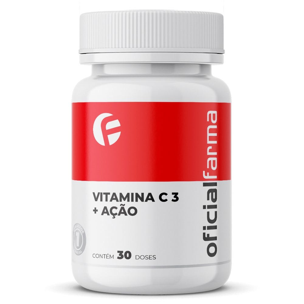Vitamina C 3+ A&ccedil;&atilde;o 30 Doses
