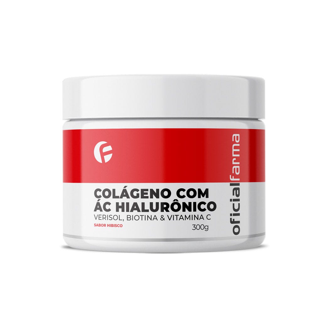 Col&aacute;geno Com &Aacute;cido Hialur&ocirc;nico, Verisol, Biotina & Vitamina C 300g