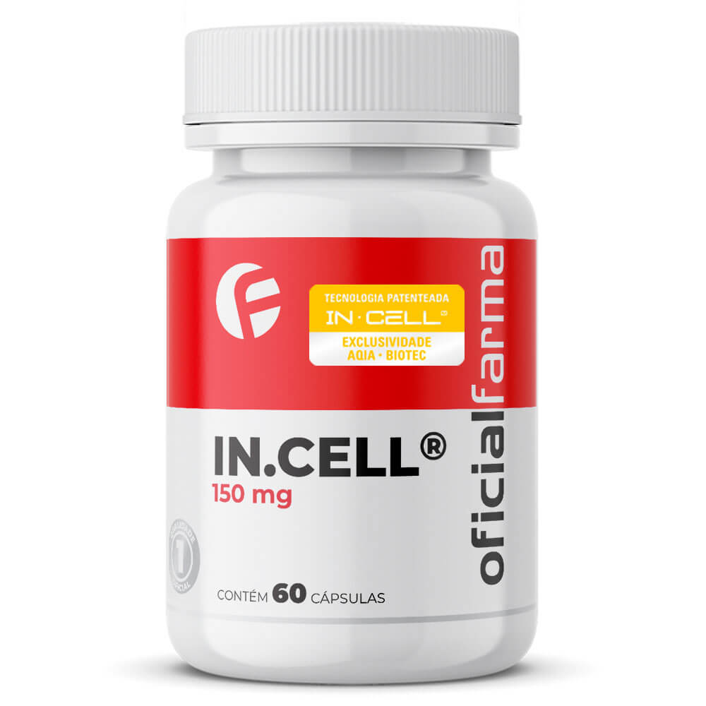 In.Cell&reg; 150mg 60 c&aacute;psulas Com selo de autenticidade