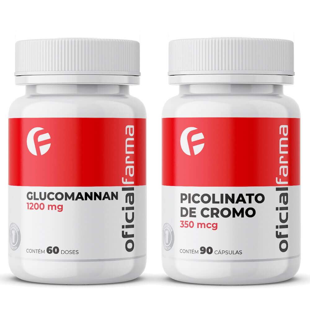 Menos Apetite - Picolinato de Cromo + Glucomannan