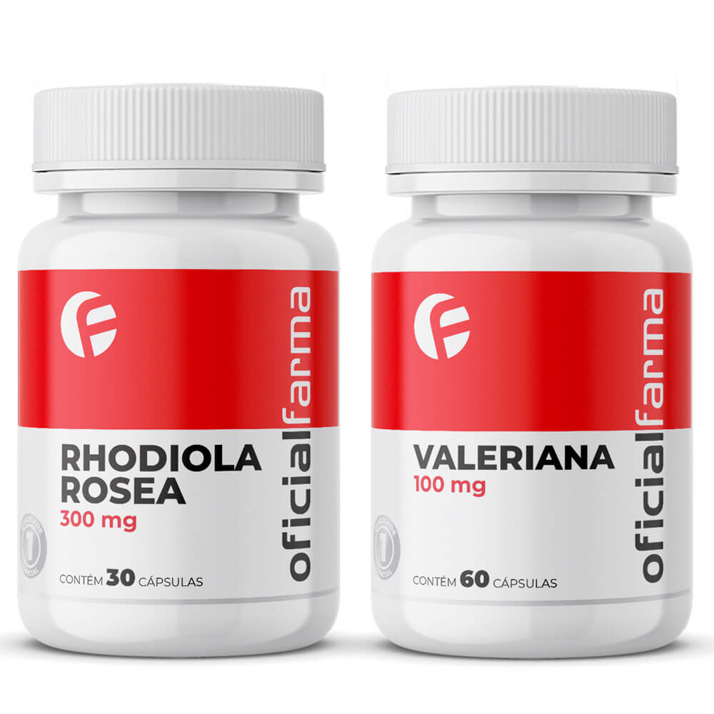 Controle do Estresse - Rhodiola Rosea + Valeriana