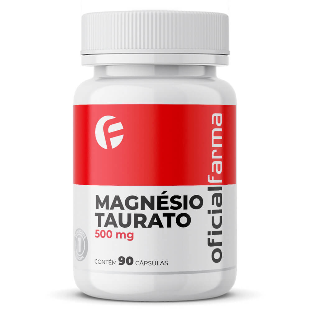 Magn&eacute;sio Taurato 500mg 90 C&aacute;psulas