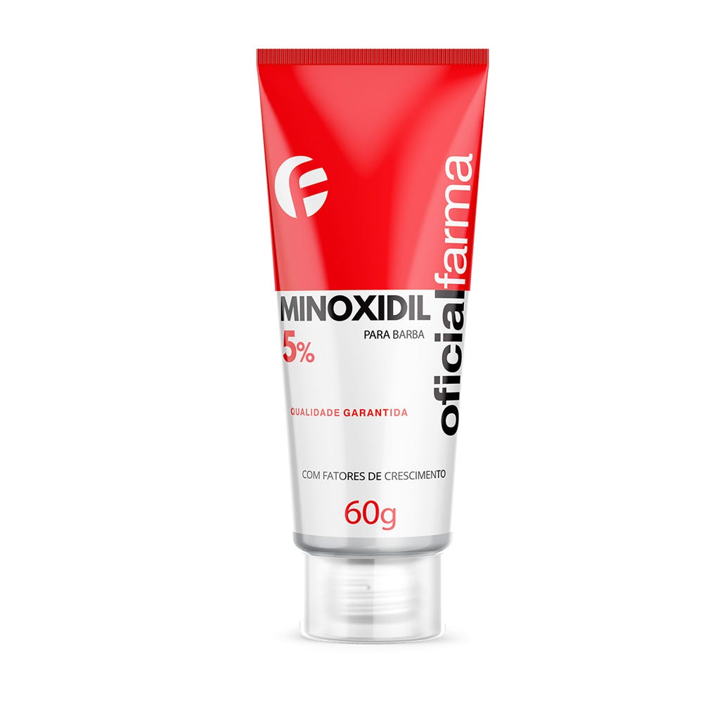 Minoxidil 5% Para Barba Com Fator De Crescimento 60g