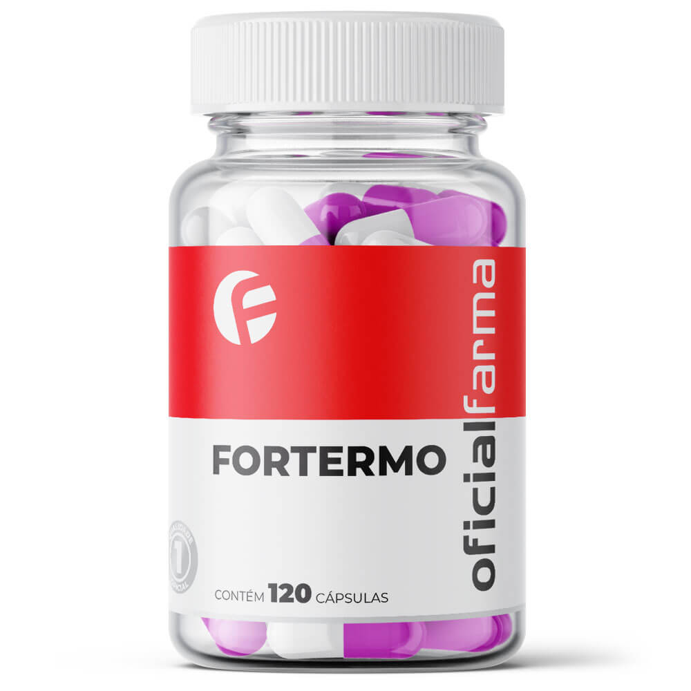 Termog&ecirc;nico Sem Cafe&iacute;na "Fortermo" 120 C&aacute;psulas