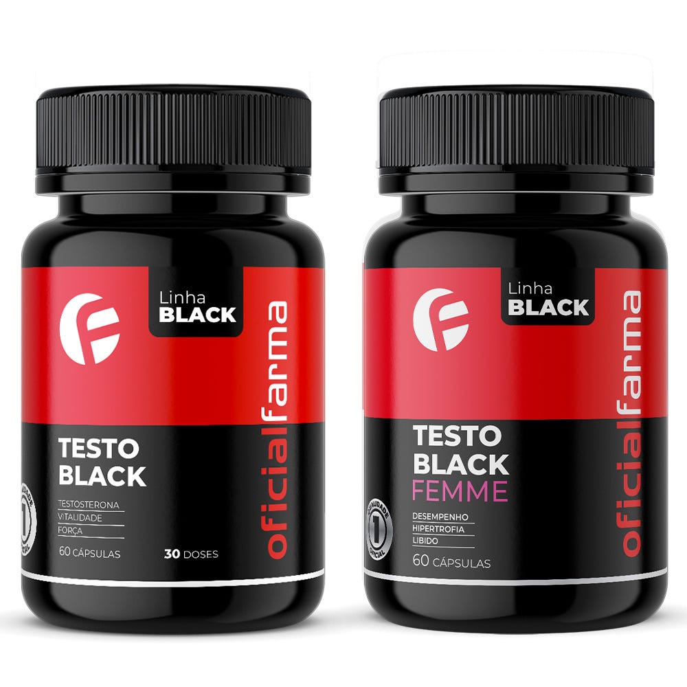 Pack Casal (Testo Black + Testo Black Femme)