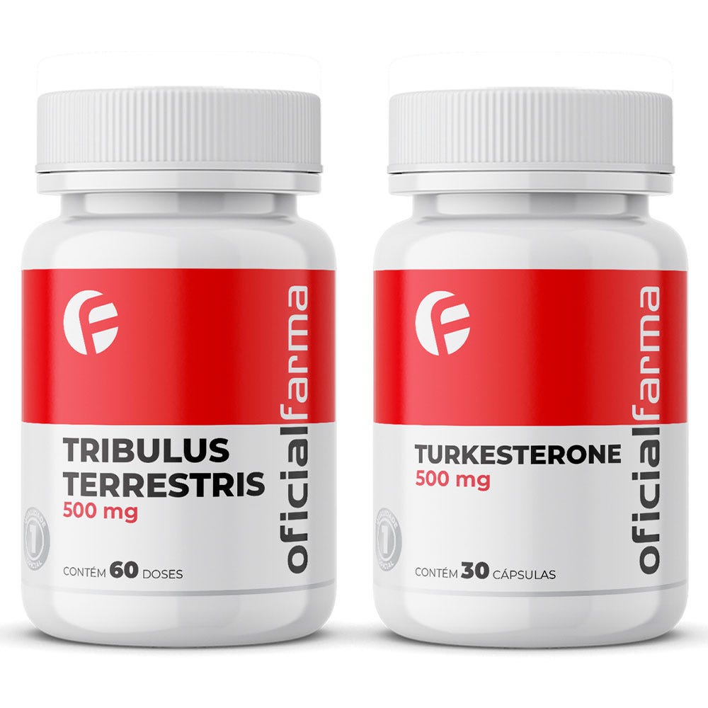 Tribulus Terrestris 500Mg 60 Doses + Turkesterone 500Mg 30 C&aacute;psulas