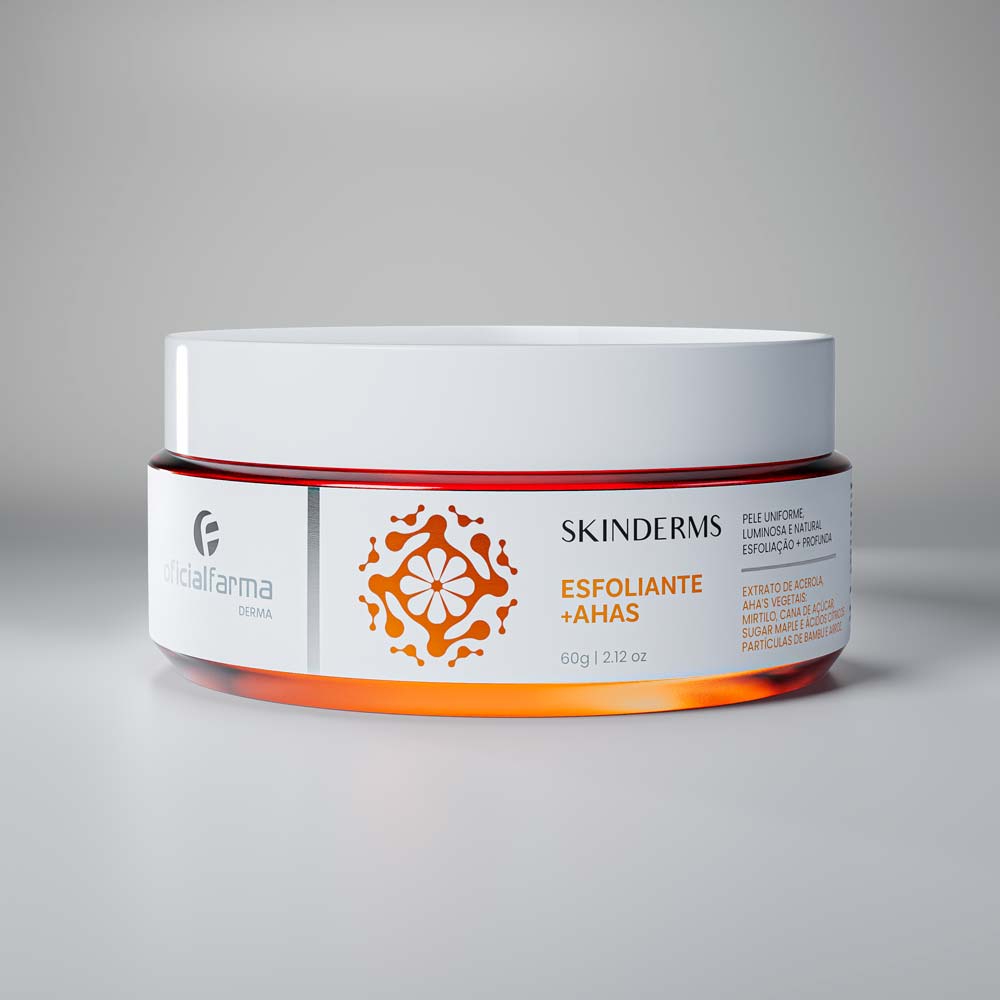 Skinderms - Esfoliante Facial com Vitamina C e AHAs 60g
